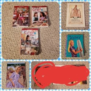 Lot of American girl doll books